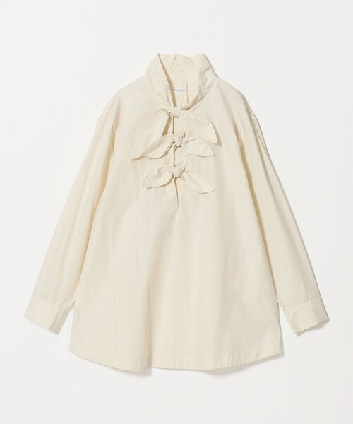BEAUTY&YOUTH UNITED ARROWS（ビューティーアンドユースユナイテッドアローズ）の「リボンタイ シャツ プルオーバー（シャツ/ブラウス・レディース・ナチュラル/ライトグレー/ダークグレー・FREE）」の3枚目の写真