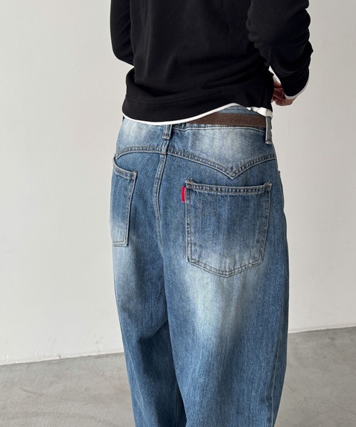 CANAL JEAN(キャナルジーン)の「choice_cnl バックヨークデニムパンツ(デニムパンツ・レディース・インディゴブルー・MEDIUM/SMALL)」の5枚目の写真