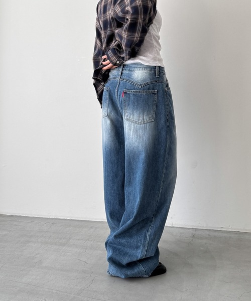 CANAL JEAN(キャナルジーン)の「choice_cnl バックヨークデニムパンツ(デニムパンツ・レディース・インディゴブルー・MEDIUM/SMALL)」の8枚目の写真