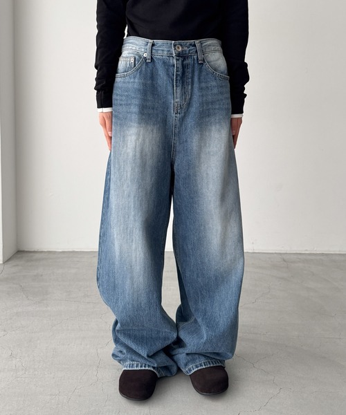 CANAL JEAN(キャナルジーン)の「choice_cnl バックヨークデニムパンツ(デニムパンツ・レディース・インディゴブルー・MEDIUM/SMALL)」の12枚目の写真
