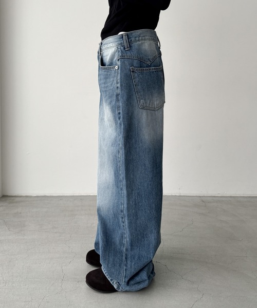 CANAL JEAN(キャナルジーン)の「choice_cnl バックヨークデニムパンツ(デニムパンツ・レディース・インディゴブルー・MEDIUM/SMALL)」の13枚目の写真