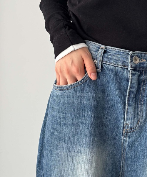 CANAL JEAN(キャナルジーン)の「choice_cnl バックヨークデニムパンツ(デニムパンツ・レディース・インディゴブルー・MEDIUM/SMALL)」の15枚目の写真