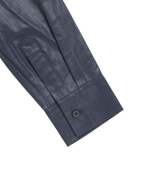 ZIZEMUSEUM(ジゼミュージアム)の「スリムピンタックシャツ(ブルー)(シャツ/ブラウス・レディース・その他・SMALL/MEDIUM)」の3枚目の写真