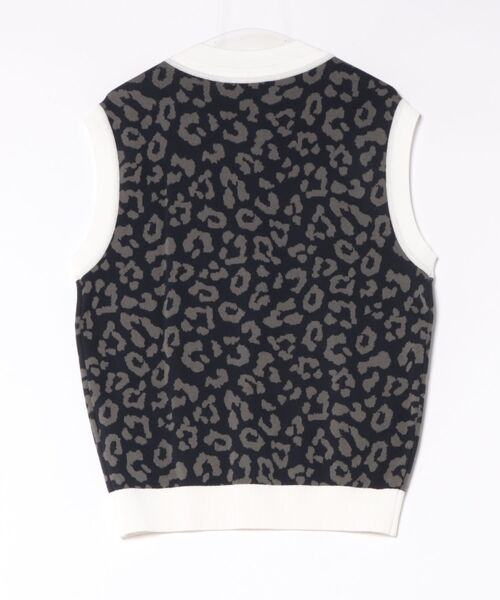 A.P.C. GOLF（アー・ペー・セー ゴルフ）の「Leo Knit Vest（ベスト・メンズ・ダークネイビー・M/L）」の2枚目の写真
