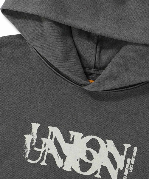 UNION(UNION TOKYO)(ユニオン)の「UNION TOKYO DOUBLE UP HOOD ユニオントーキョー Tシャツ(パーカー・メンズ・ブラウン/ブラック・XXL/XL/L/M/S)」の12枚目の写真