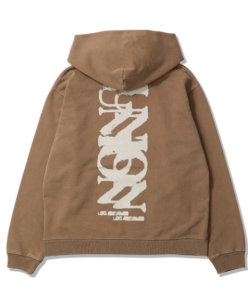 UNION(UNION TOKYO)(ユニオン)の「UNION TOKYO DOUBLE UP HOOD ユニオントーキョー Tシャツ(パーカー・メンズ・ブラウン/ブラック・XXL/XL/L/M/S)」の4枚目の写真