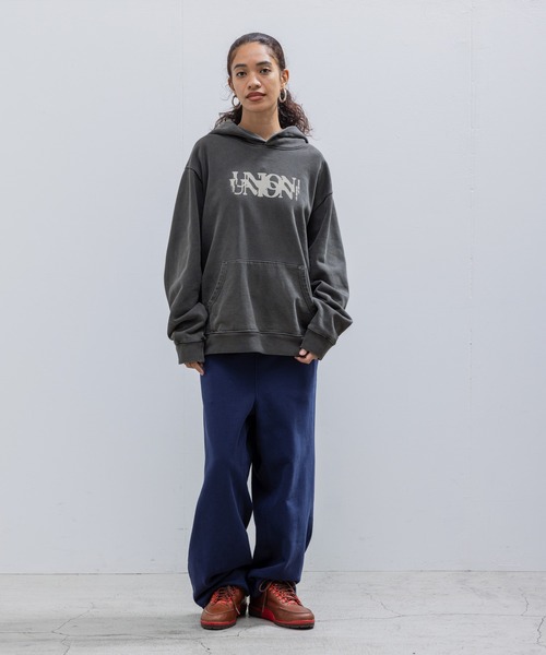 UNION(UNION TOKYO)(ユニオン)の「UNION TOKYO DOUBLE UP HOOD ユニオントーキョー Tシャツ(パーカー・メンズ・ブラウン/ブラック・XXL/XL/L/M/S)」の8枚目の写真