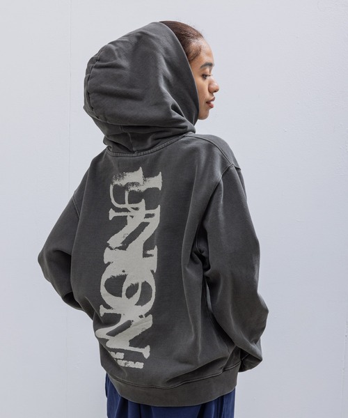 UNION(UNION TOKYO)(ユニオン)の「UNION TOKYO DOUBLE UP HOOD ユニオントーキョー Tシャツ(パーカー・メンズ・ブラウン/ブラック・XXL/XL/L/M/S)」の7枚目の写真
