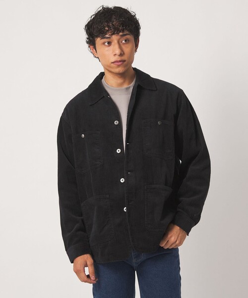 A DAY IN THE LIFE UNITED ARROWS(アデイインザライフユナイテッドアローズ)の「コーデュロイ カバーオール<A DAY IN THE LIFE>(カバーオール・メンズ・オフホワイト/ブラック・L/M)」の3枚目の写真