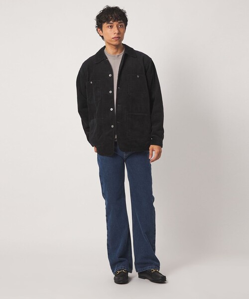 A DAY IN THE LIFE UNITED ARROWS(アデイインザライフユナイテッドアローズ)の「コーデュロイ カバーオール<A DAY IN THE LIFE>(カバーオール・メンズ・オフホワイト/ブラック・L/M)」の5枚目の写真