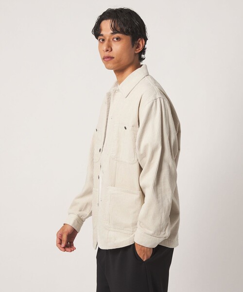 A DAY IN THE LIFE UNITED ARROWS(アデイインザライフユナイテッドアローズ)の「コーデュロイ カバーオール<A DAY IN THE LIFE>(カバーオール・メンズ・オフホワイト/ブラック・L/M)」の6枚目の写真