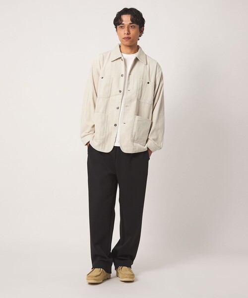 A DAY IN THE LIFE UNITED ARROWS(アデイインザライフユナイテッドアローズ)の「コーデュロイ カバーオール<A DAY IN THE LIFE>(カバーオール・メンズ・オフホワイト/ブラック・L/M)」の7枚目の写真