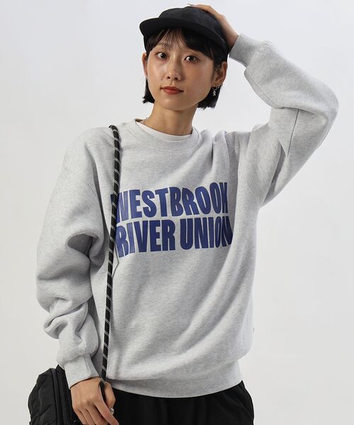 FFEIN（フェイン）の「【FFEIN(フェイン)】ヘビーウエイト2段ロゴスウェット / スウェット クルーネック ロゴ刺繍 裏起毛 ユニセックス（スウェット・メンズ・アッシュグレー/ブラック/バーガンディー/ダークネイビー・LARGE/MEDIUM/SMALL）」の11枚目の写真