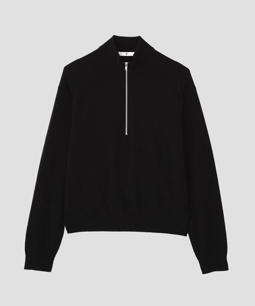 Y（ワイ）の「Ｙ /  [UNISEX] NONMULESING WOOL HALF ZIP KNIT PULLOVER（ニット/セーター・メンズ・ネイビー/ブラック・LARGE/MEDIUM）」の18枚目の写真