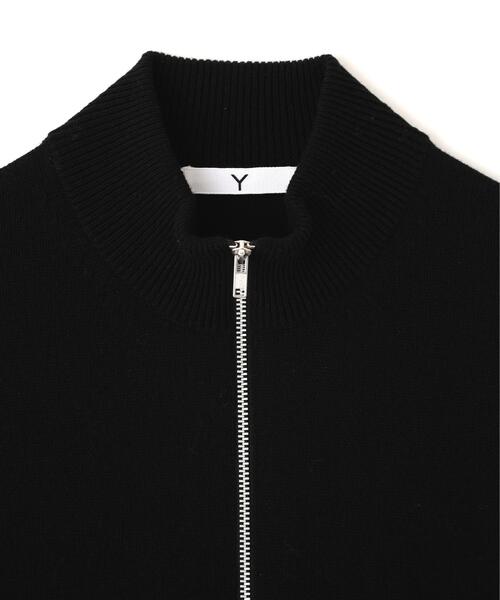 Y（ワイ）の「Ｙ /  [UNISEX] NONMULESING WOOL HALF ZIP KNIT PULLOVER（ニット/セーター・メンズ・ネイビー/ブラック・LARGE/MEDIUM）」の20枚目の写真