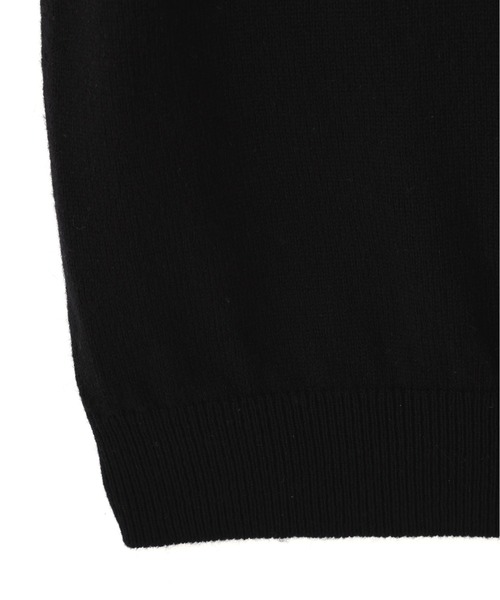 Y（ワイ）の「Ｙ /  [UNISEX] NONMULESING WOOL HALF ZIP KNIT PULLOVER（ニット/セーター・メンズ・ネイビー/ブラック・LARGE/MEDIUM）」の13枚目の写真