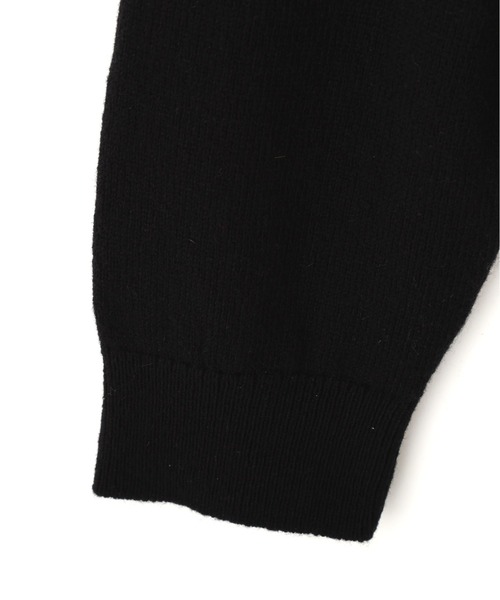 Y（ワイ）の「Ｙ /  [UNISEX] NONMULESING WOOL HALF ZIP KNIT PULLOVER（ニット/セーター・メンズ・ネイビー/ブラック・LARGE/MEDIUM）」の14枚目の写真