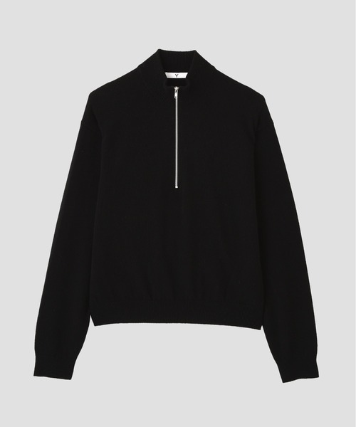 Y（ワイ）の「Ｙ /  [UNISEX] NONMULESING WOOL HALF ZIP KNIT PULLOVER（ニット/セーター・メンズ・ネイビー/ブラック・LARGE/MEDIUM）」の10枚目の写真