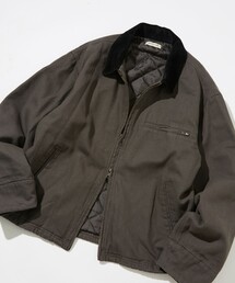 限定展開 ビッグシルエット コーデュロイ切り替え ダックブルゾン / キルティング 中綿