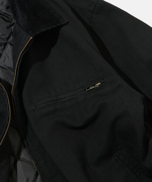 VISION STREET WEAR(ヴィジョンストリートウェア)の「限定展開 ビッグシルエット コーデュロイ切り替え ダックブルゾン / キルティング 中綿(ブルゾン・メンズ・ブラウン/ブラック/ネイビー/チャコールグレー/ベージュ・LARGE/MEDIUM/SMALL)」の7枚目の写真
