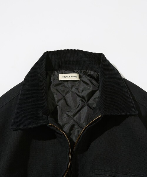 VISION STREET WEAR(ヴィジョンストリートウェア)の「限定展開 ビッグシルエット コーデュロイ切り替え ダックブルゾン / キルティング 中綿(ブルゾン・メンズ・ブラウン/ブラック/ネイビー/チャコールグレー/ベージュ・LARGE/MEDIUM/SMALL)」の10枚目の写真