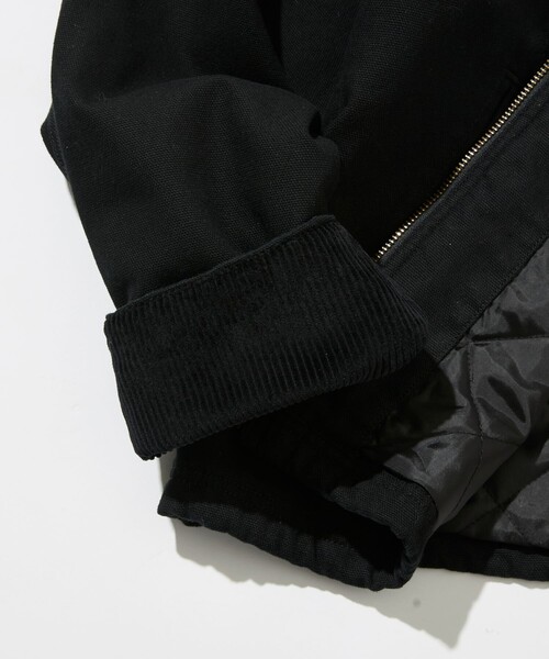 VISION STREET WEAR(ヴィジョンストリートウェア)の「限定展開 ビッグシルエット コーデュロイ切り替え ダックブルゾン / キルティング 中綿(ブルゾン・メンズ・ブラウン/ブラック/ネイビー/チャコールグレー/ベージュ・LARGE/MEDIUM/SMALL)」の11枚目の写真