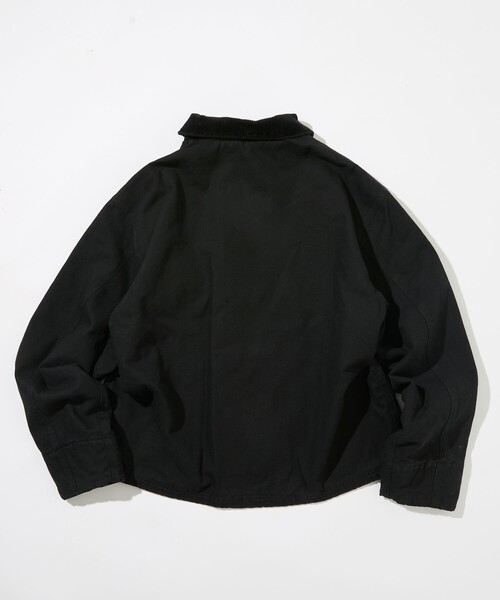 VISION STREET WEAR(ヴィジョンストリートウェア)の「限定展開 ビッグシルエット コーデュロイ切り替え ダックブルゾン / キルティング 中綿(ブルゾン・メンズ・ブラウン/ブラック/ネイビー/チャコールグレー/ベージュ・LARGE/MEDIUM/SMALL)」の14枚目の写真