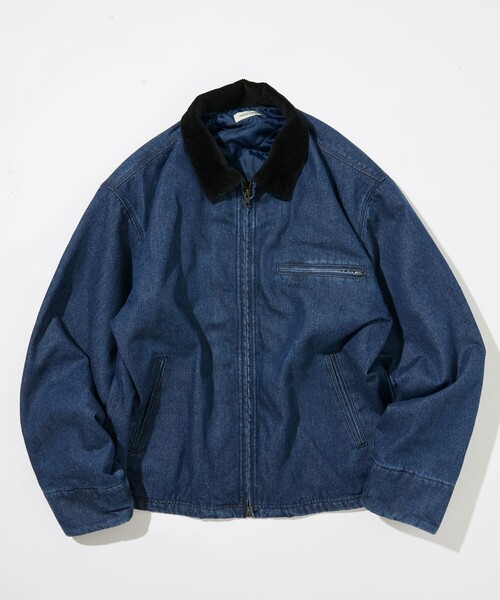 VISION STREET WEAR(ヴィジョンストリートウェア)の「限定展開 ビッグシルエット コーデュロイ切り替え ダックブルゾン / キルティング 中綿(ブルゾン・メンズ・ブラウン/ブラック/ネイビー/チャコールグレー/ベージュ・LARGE/MEDIUM/SMALL)」の22枚目の写真
