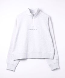 ニューエラ NEW ERA WS SWEAT HALF-ZIP TONAL LOGO ASH