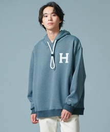 D/him.（ダブルスタンダードクロージングヒム）の「H刺繍ダンボールニットパーカー（パーカー）」