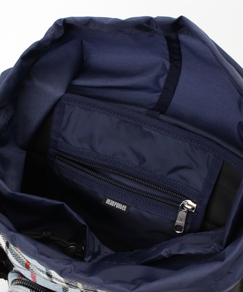 HEAD PORTER(ヘッドポーター)の「LESSON/RUCKSACK(バックパック/リュック・メンズ・ブルー/グリーン・FREE)」の13枚目の写真