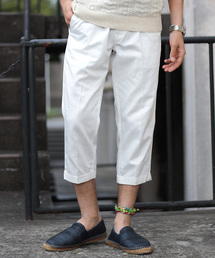 ESSENTIAL GARMENT MEN'S BIGI | GIZAコットン×フレンチリネン クロップドパンツ/7分丈(チノパンツ)