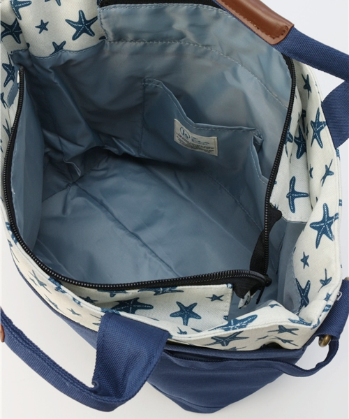 LBC（エルビーシー）の「【Andover Fabrics】 アンドーバーファブリックス トートバッグ （トートバッグ・レディース・ブラック/ホワイト/ネイビー・ONE SIZE）」の15枚目の写真