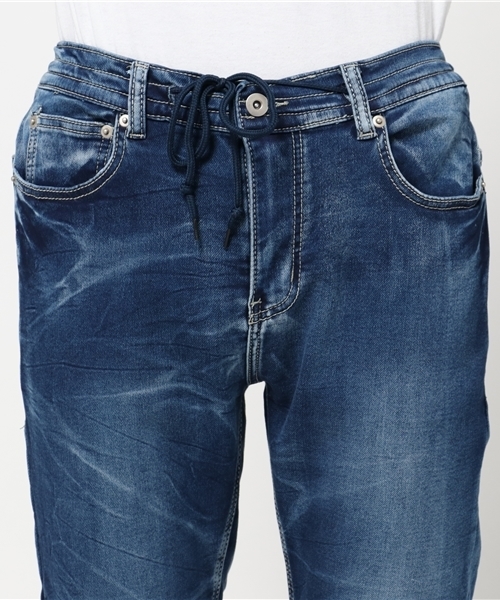 VIBGYOR(ヴィブジョー)の「VIBGYOR Select/ ストレッチデニムジョガーパンツ(デニムパンツ・メンズ・ブルー系その他/ブラック/ブルー系その他2/ブルー系その他5/ブルー系その他4/その他・MEDIUM/LARGE/X-LARGE)」の11枚目の写真