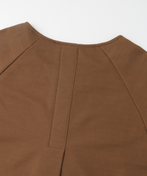 KBF+（ケービーエフプラス）の「KBF+ 裾シフォンカットソー（Tシャツ/カットソー・レディース・ネイビー/オレンジ系その他/チャコールグレー・ONE）」の11枚目の写真