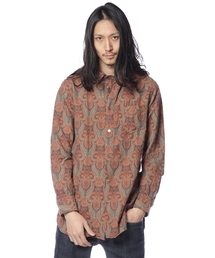 BEAMS | Sanca / ペイズリーロングネルシャツ(シャツ/ブラウス)