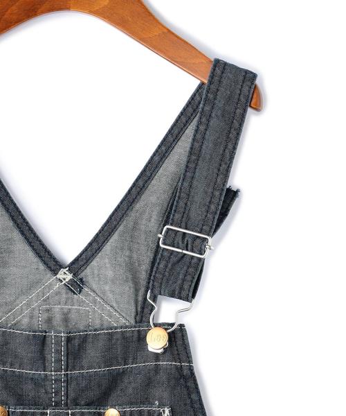 Lee（リー）の「WEB限定【JUNIOR】LEE(リー)　オーバーオール スカート（ワンピース・キッズ・ブラック/ネイビー・140cm/150cm）」の9枚目の写真