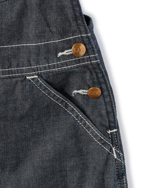 Lee（リー）の「WEB限定【JUNIOR】LEE(リー)　オーバーオール スカート（ワンピース・キッズ・ブラック/ネイビー・140cm/150cm）」の5枚目の写真