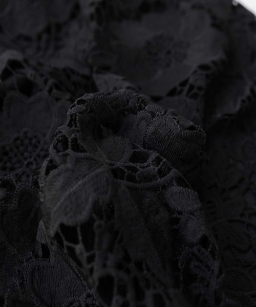 antiqua(アンティカ)の「花柄レーススカート(スカート・レディース・ブラック・FREE)」の15枚目の写真