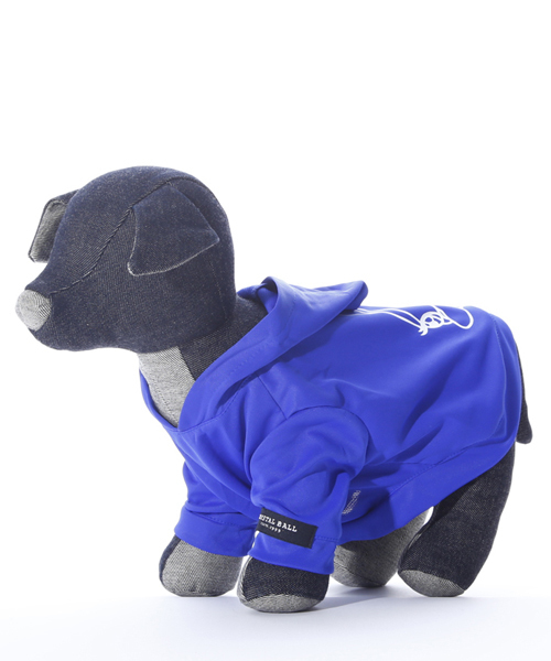 CRYSTAL BALL(クリスタルボール)の「Hippie sporty parka/犬用プリントパーカ(ペットウェア・レディース・ピンク/レッド/ブルー/イエロー系その他/ライトグレー・ONE SIZE)」の2枚目の写真