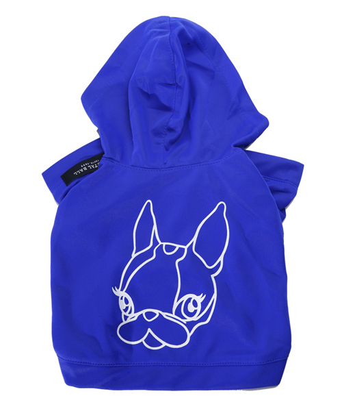 CRYSTAL BALL(クリスタルボール)の「Hippie sporty parka/犬用プリントパーカ(ペットウェア・レディース・ピンク/レッド/ブルー/イエロー系その他/ライトグレー・ONE SIZE)」の11枚目の写真