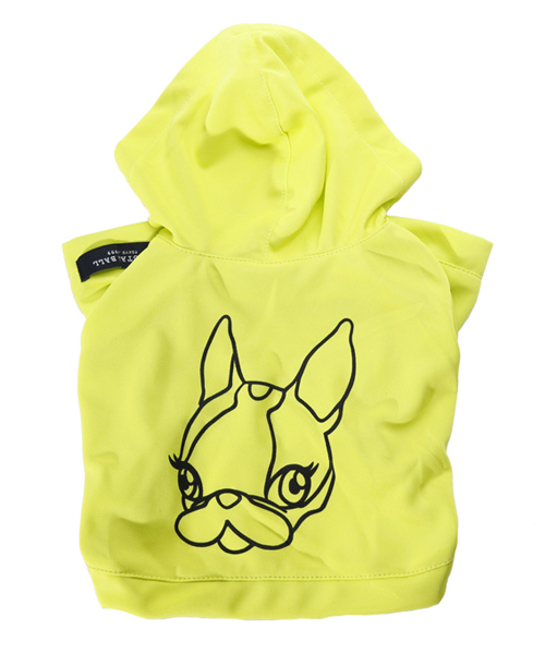 CRYSTAL BALL(クリスタルボール)の「Hippie sporty parka/犬用プリントパーカ(ペットウェア・レディース・ピンク/レッド/ブルー/イエロー系その他/ライトグレー・ONE SIZE)」の12枚目の写真