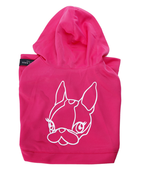 CRYSTAL BALL(クリスタルボール)の「Hippie sporty parka/犬用プリントパーカ(ペットウェア・レディース・ピンク/レッド/ブルー/イエロー系その他/ライトグレー・ONE SIZE)」の13枚目の写真