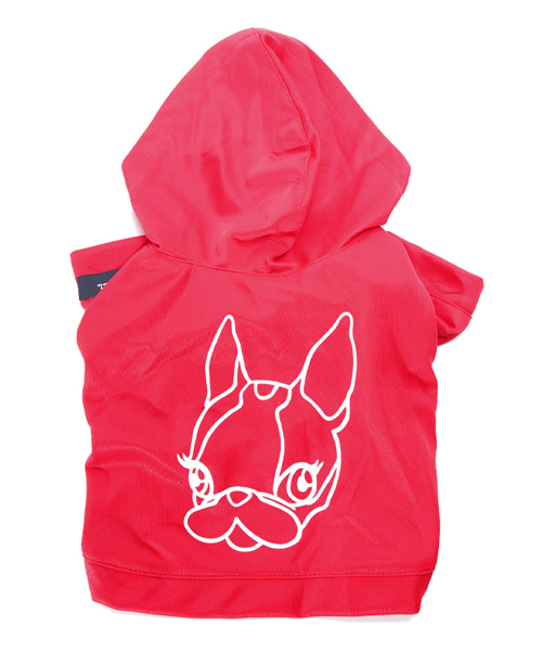CRYSTAL BALL(クリスタルボール)の「Hippie sporty parka/犬用プリントパーカ(ペットウェア・レディース・ピンク/レッド/ブルー/イエロー系その他/ライトグレー・ONE SIZE)」の14枚目の写真