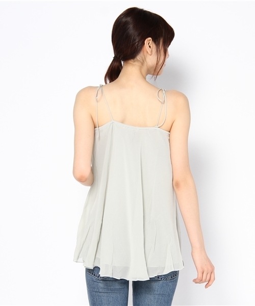 ODORANTES nano･universe（オドラント ナノ・ユニバース）の「【MES DEMOISELLES】LBOD/Elisa Top（シャツ/ブラウス・レディース・オフホワイト/ブルー・38）」の4枚目の写真