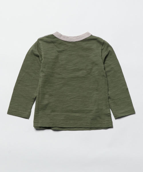 RAGMART(ラグマート)の「プリントTシャツ(Tシャツ/カットソー・キッズ・サックスブルー/カーキ/オフホワイト・80/90/95)」の4枚目の写真