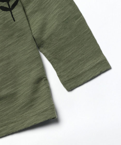 RAGMART(ラグマート)の「プリントTシャツ(Tシャツ/カットソー・キッズ・サックスブルー/カーキ/オフホワイト・80/90/95)」の6枚目の写真