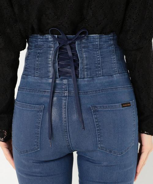 Another Edition（アナザーエディション）の「コーティングデニム（その他パンツ・レディース・ブラック/ターコイズブルー・SMALL/MEDIUM）」の7枚目の写真