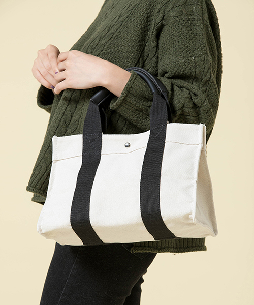 Edit Sheen(エディットシーン)の「キャンバストートバッグ(トートバッグ・レディース・ブラック/ブラウン・FREE)」の1枚目の写真