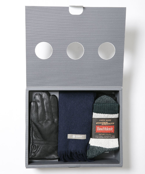 セール Web限定 ギフトボックス ソリッド マフラー Nano Universe ナノユニバース のファッション通販 Zozotown